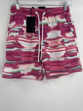NWT CSG Swimming trunks elastic waistband & drawstring pink size S